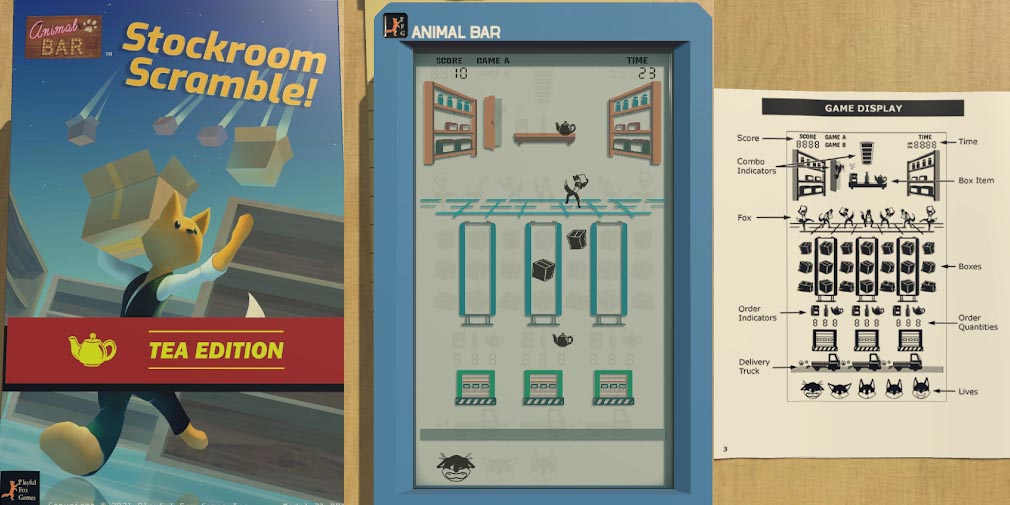 Animal Bar: Stockroom Scramble lets you manage a bar stockroom with a retro aesthetic, out now on Google Play
