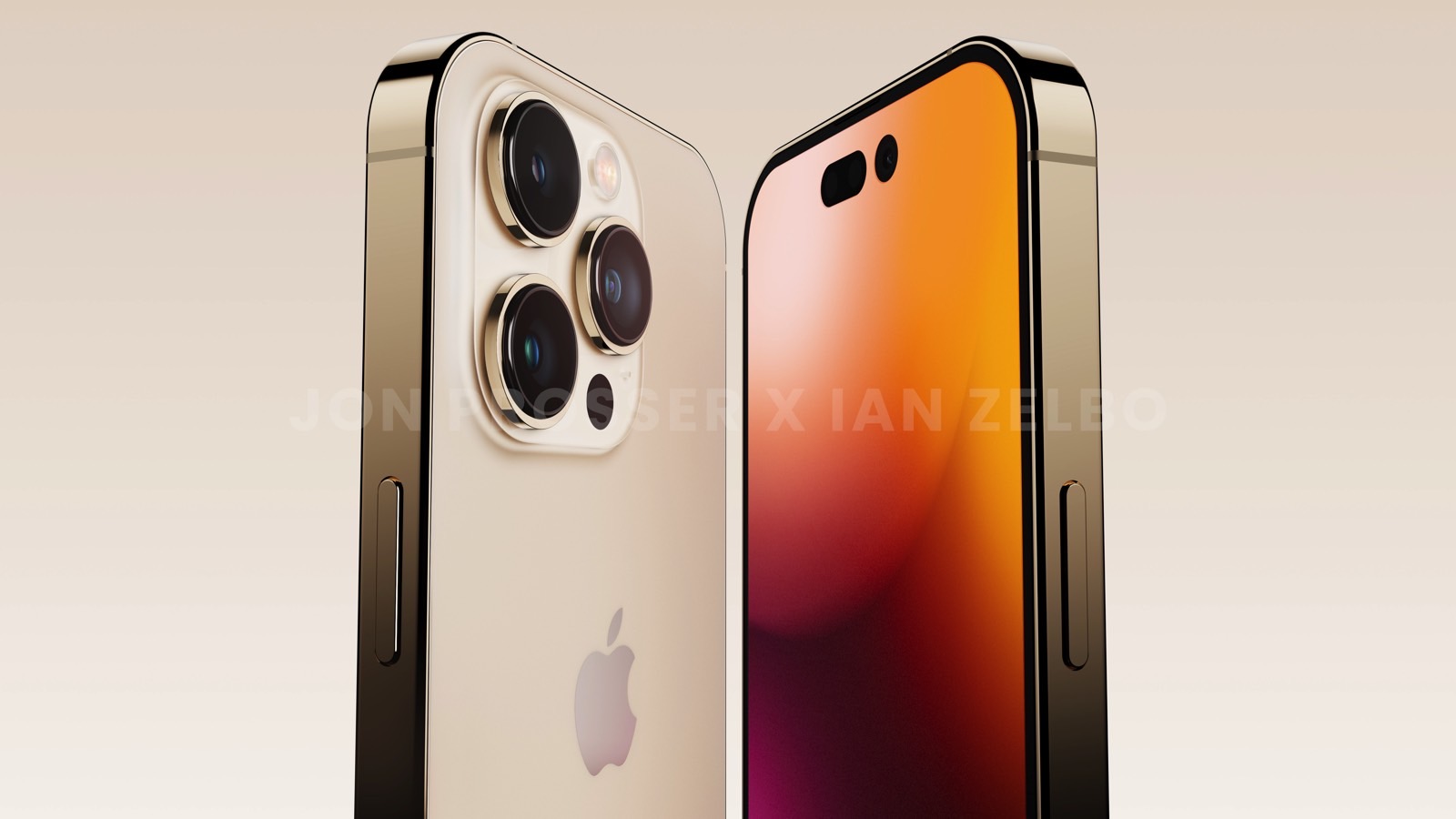 iPhone 14 Pro render from Front Page Tech.