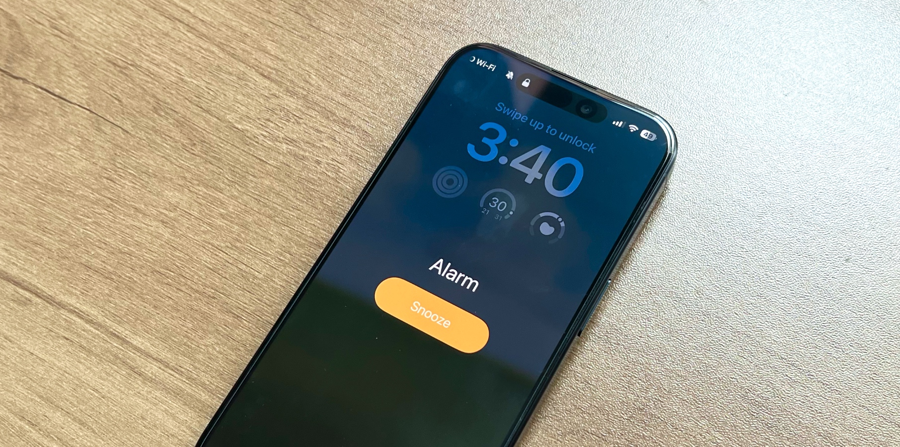 iPhone alarm bug
