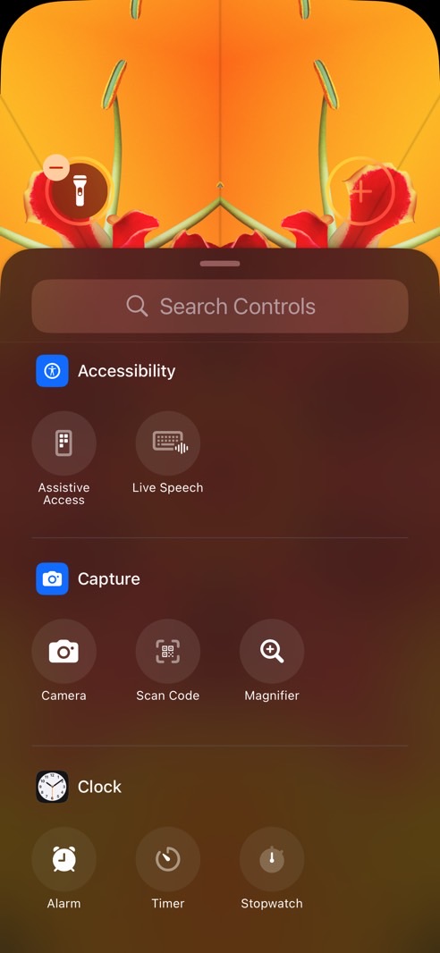 Apple categorized all the Lock Screen controls in iOS 18.